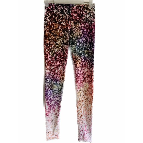 Gearbunch Womens Athletic Sparkles Leggings Size Small UPF40 Stretch Spacecore - Picture 1 of 9